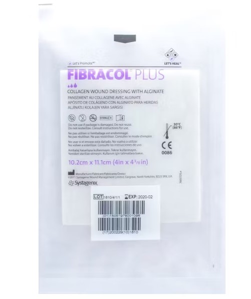 Fibracol Plus 10.2* 11.1cm 1 buc pansament colagen cu alginat